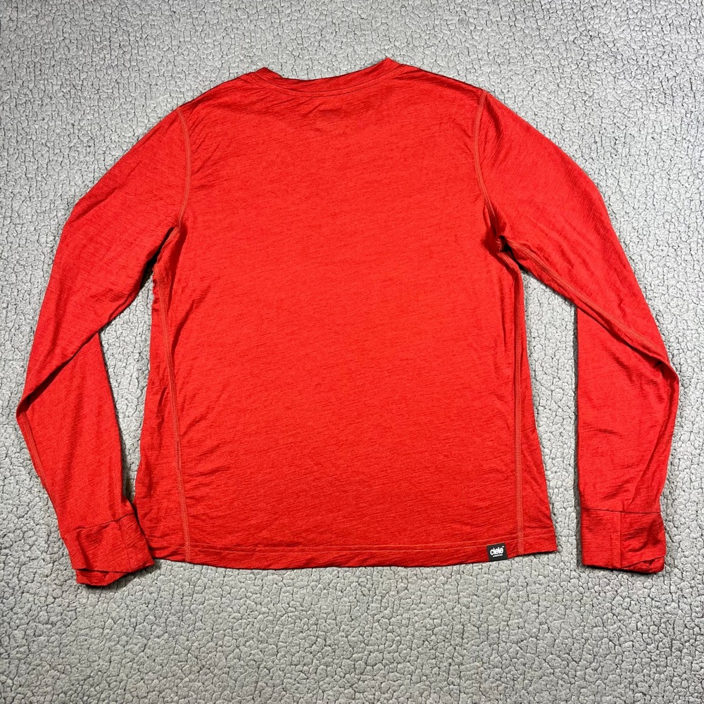 Ciele Athletics Wool Silk Blend Long Sleeve Running Shirt Womens Red Size Small - Picture 3 of 10